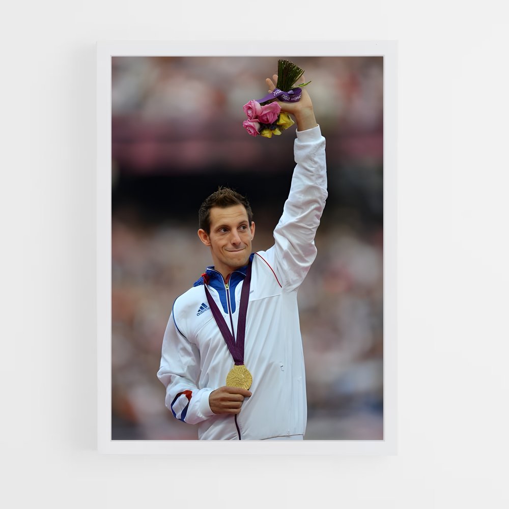 Poster L'Or Olympique – affiche Athlétisme (vue 3)